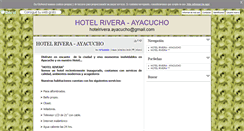 Desktop Screenshot of hotelrivera-ayacucho.portal-de-viajes.com